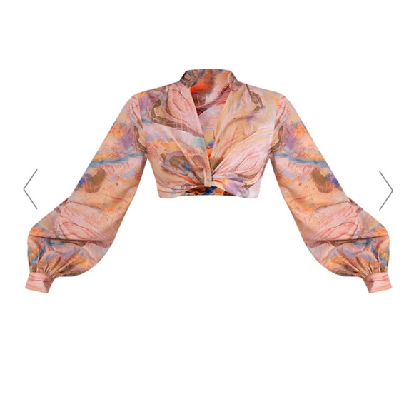 Crop Top & Skirt SET - Multi Colour - Picture 12 of 12